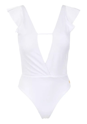 Brigitte plain swimsuit - White