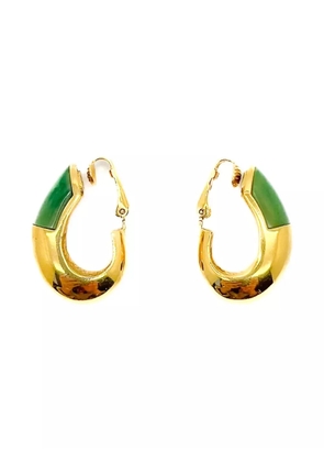 Givenchy Pre-Owned 1976 Huggie earrings - Gold
