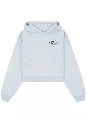 Sporty & Rich Upper East Side cotton hoodie - Blue