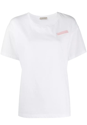 Nina Ricci boxy logo patch T-shirt - White