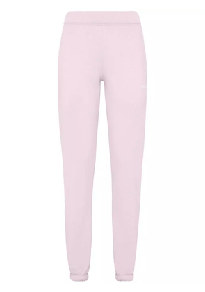 Plein Sport logo-print skinny track pants - Pink