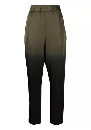 Raquel Allegra Fez gradient-effect trousers - Green