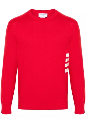 Thom Browne 4-Bar cotton jumper - Red