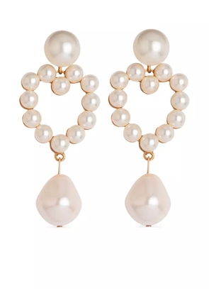 Jennifer Behr Casey earrings - White