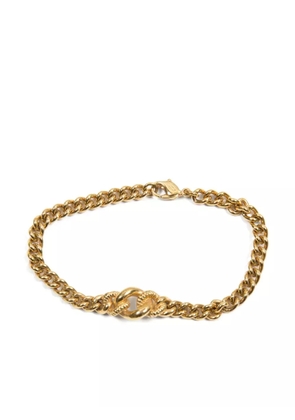 Christian Dior Pre-Owned 1990s cable-chain bracelet - Gold