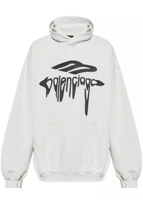 Balenciaga 3B Liquified hoodie - White