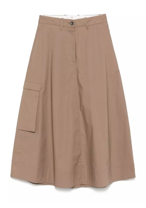 Nine In The Morning Mara midi skirt - Brown