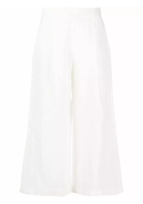Ermanno Scervino cropped palazzo trousers - White