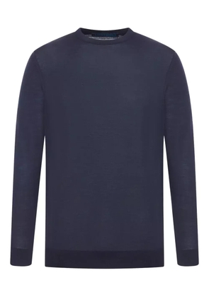 Kiton crew-neck wool sweater - Blue