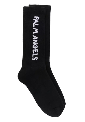 Palm Angels Seasonal Logo socks - Black