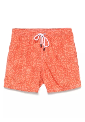 Barba floral-print swim shorts - Orange