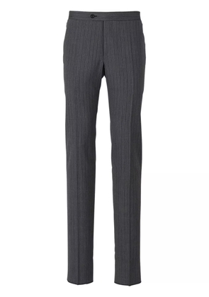 Canali pinstriped tailored trousers - Grey