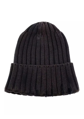 Goen.J ribbed knit beanie - Blue