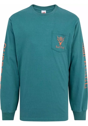 Supreme x South2 West8 long-sleeve T-shirt - Blue