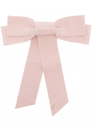 Parlor bow-detail hair clip - Pink