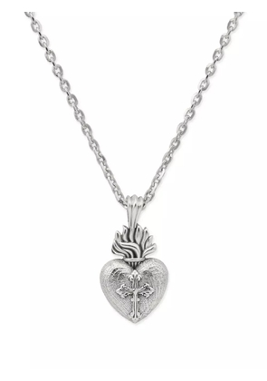 Emanuele Bicocchi Sacred Heart necklace - Silver