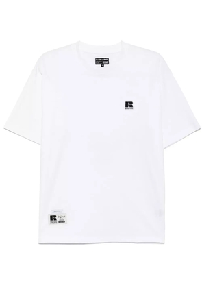 izzue logo-embroidered T-shirt - White