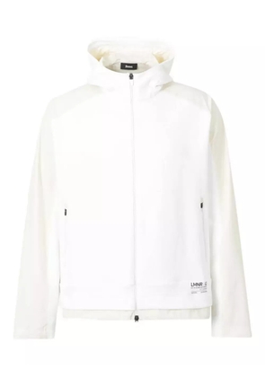 Laminar zip-up hoodie - White