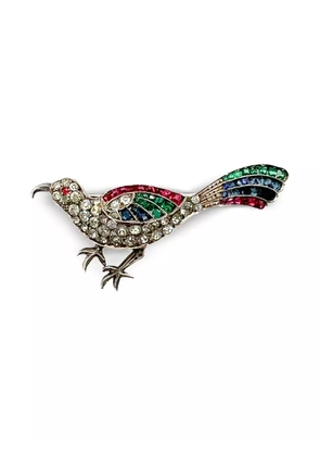 Jennifer Gibson Jewellery 1920s Exotic Bird brooch - Silver