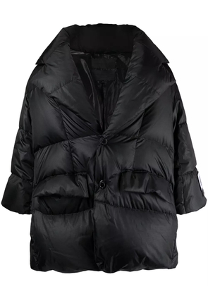 Fumito Ganryu oversized quilted jacket - Black