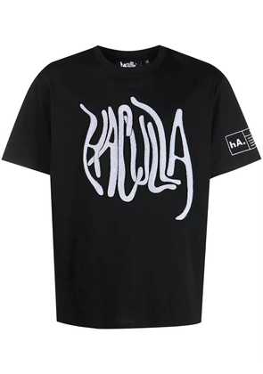 Haculla chenille logo patch T-shirt - Black