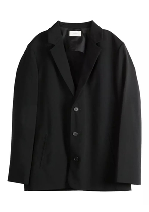 The Row Albert three-button notch-lapel jacket - Black
