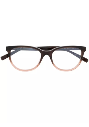Saint Laurent Eyewear gradient-effect square glass frames - Brown