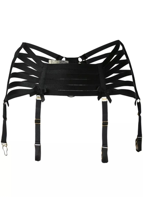 Bordelle webbed suspender - Black