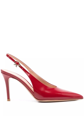 Gianvito Rossi Robbie 85mm slingback pumps - Red