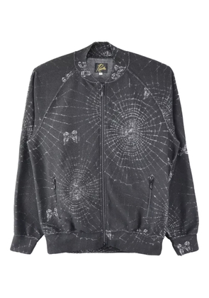 Needles spiderweb-print jacket - Black