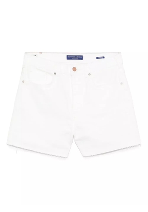 Scotch & Soda high-waisted shorts - White