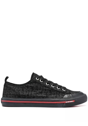 Diesel logo-print sneakers - Black