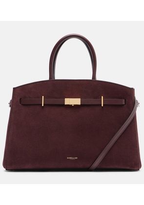DeMellier Hudson Midi suede tote bag