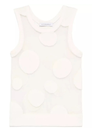 Viktor & Rolf polka-dot tank top - White