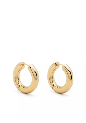 Tom Wood 9kt yellow gold Chunky Medium Hoop earrings