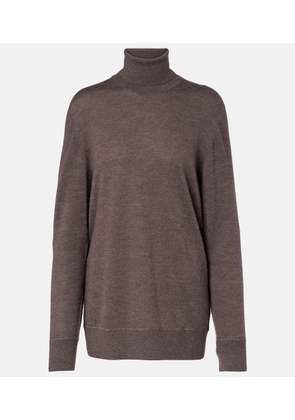 The Row Lizzy cashmere turtleneck sweater