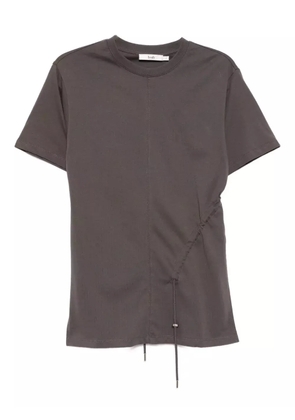 b+ab gathered T-shirt - Grey