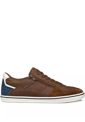 Geox Elver zip-detail sneakers - Brown