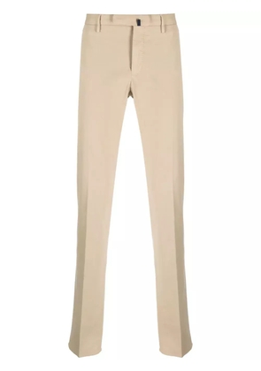 Incotex pressed-crease slim-cut chinos - Neutrals