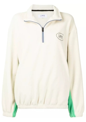 7 DAYS Active fleece pullover - Neutrals