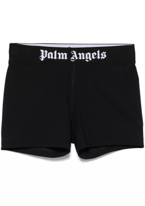Palm Angels logo performance shorts - Black