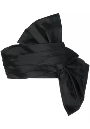 Bambah cropped bow tube top - Black