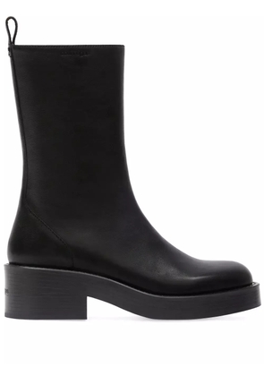 Courrèges Rider leather boots - Black