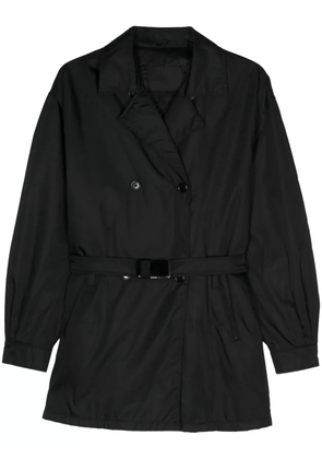 Prada Pre-Owned 2000s double-breasted belted trench coat - Black