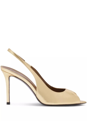 Giuseppe Zanotti 90mm Intriigo Open Toe sandals - Gold
