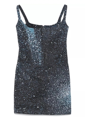 Giuseppe Di Morabito constellation-print mini dress - Blue