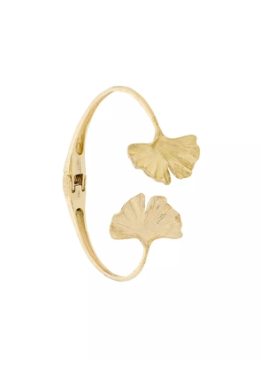 Aurelie Bidermann 18kt yellow gold Ginkgo cuff