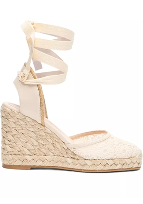 Stuart Weitzman 80mm Marguerita espadrilles - Neutrals