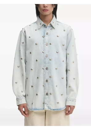 Fiorucci studded denim shirt - Blue