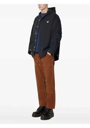 Human Made logo-print hooded jacket - Black